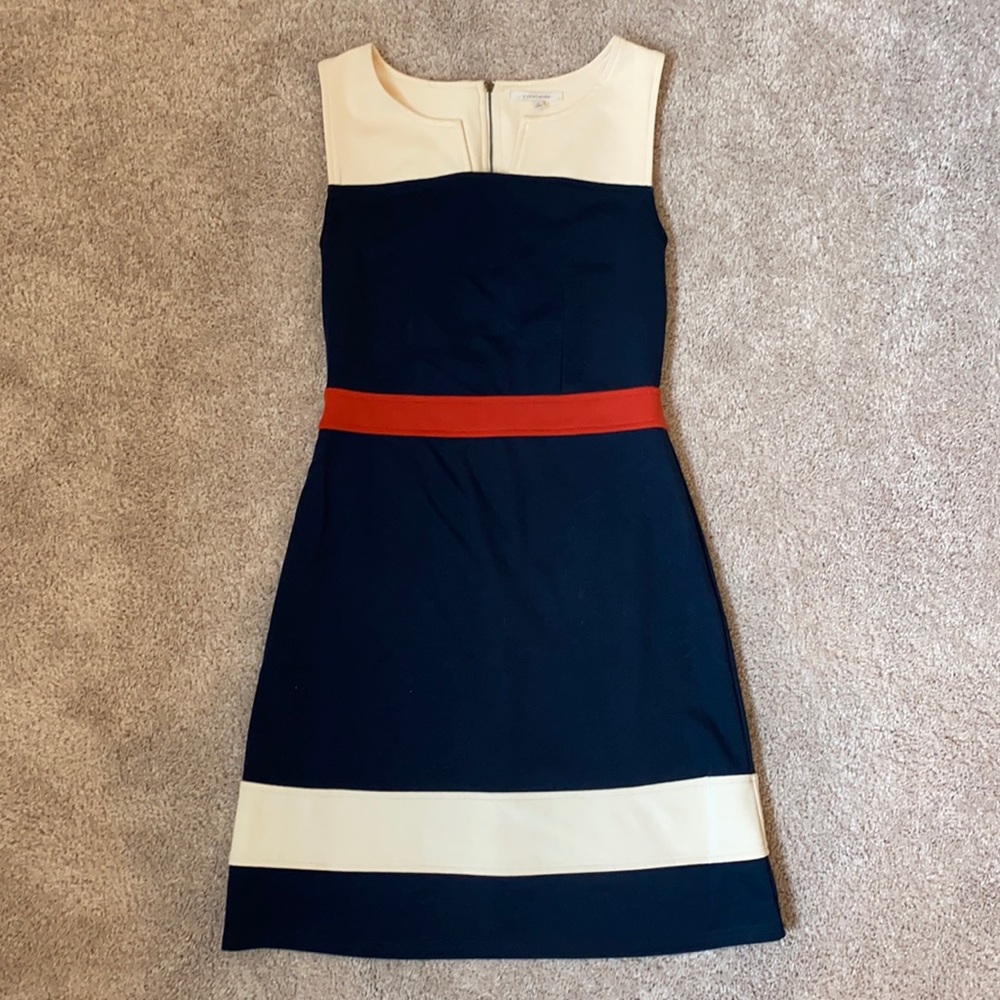 41 Hawthorn Color Block Business Casual Dress